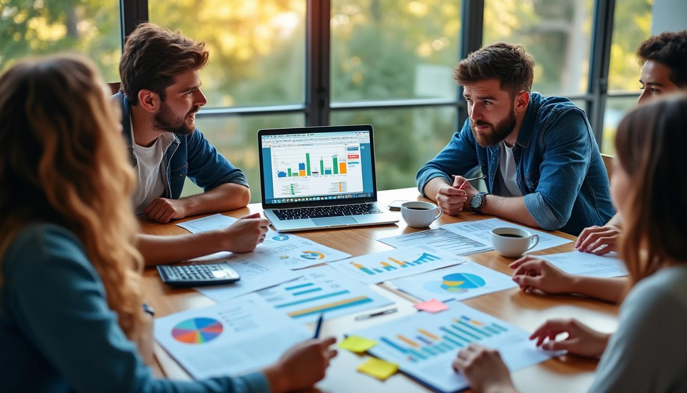 Illustration: Les étapes clés pour définir une stratégie financière adaptée à son projet
