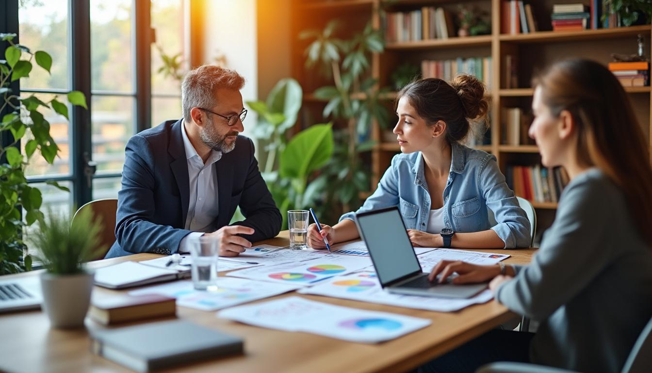 Illustration: Comprendre la stratégie financière à long terme : définitions, enjeux et objectifs