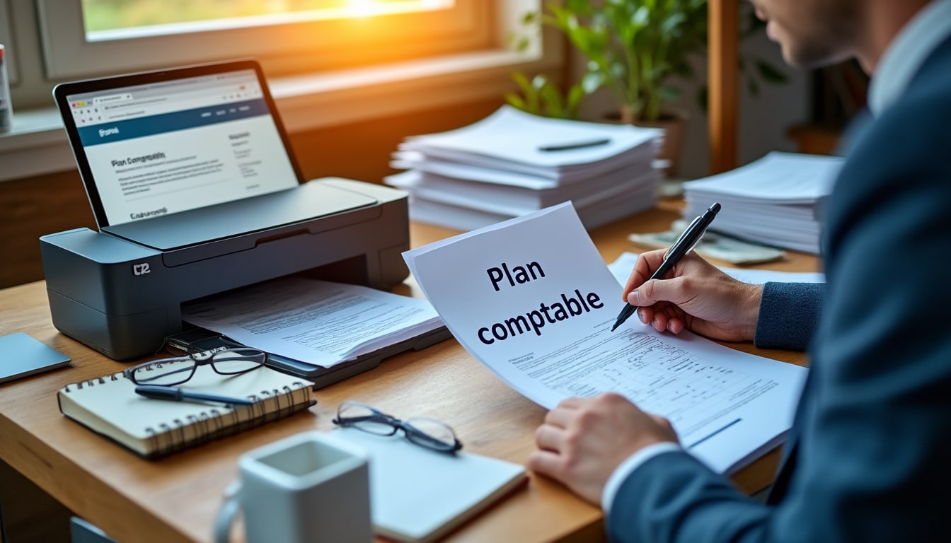 Illustration: Où trouver le plan comptable à imprimer : ressources fiables et à jour