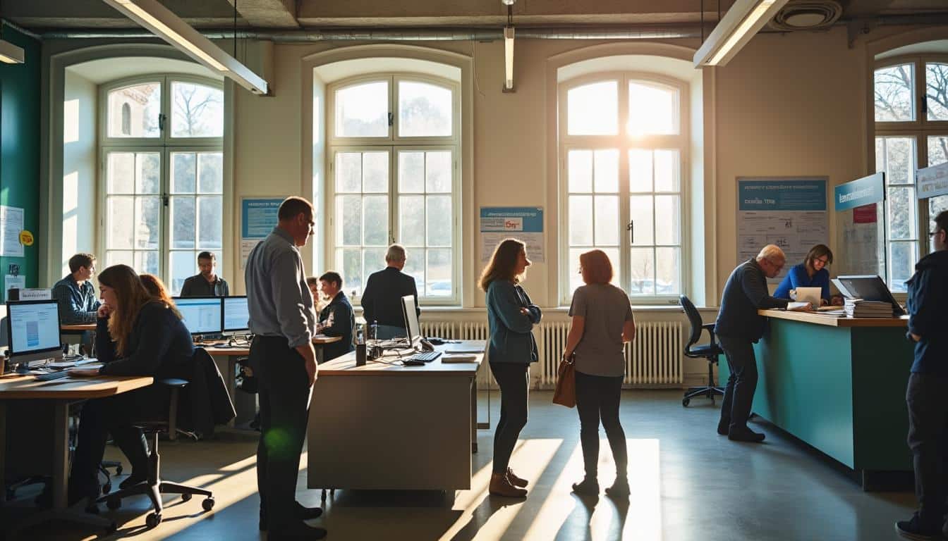 Illustration: Fonctionnement du centre des impôts et des services publics à Mortagne-au-Perche