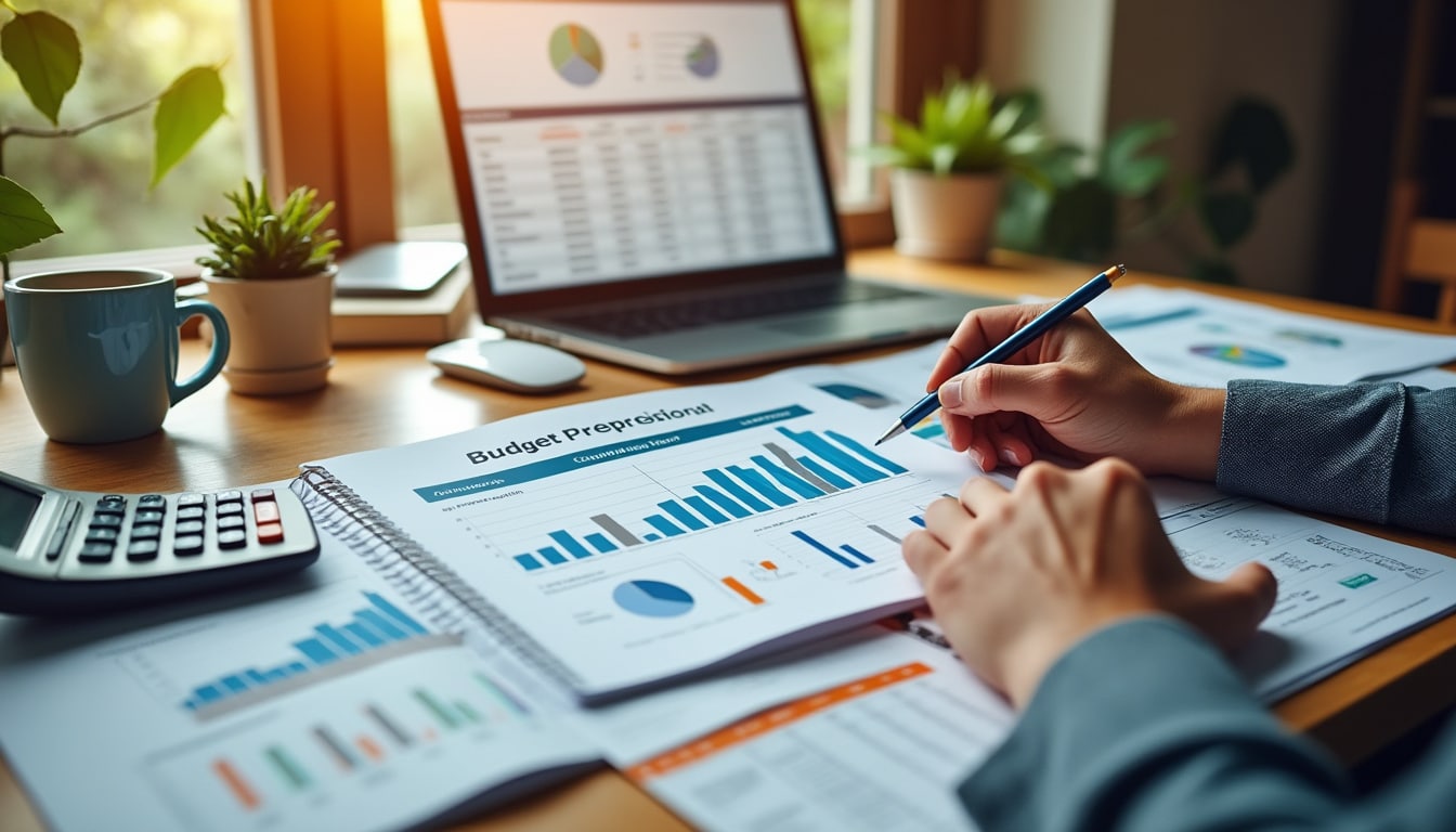 Illustration: Comprendre le rôle essentiel du budget prévisionnel en gestion financière