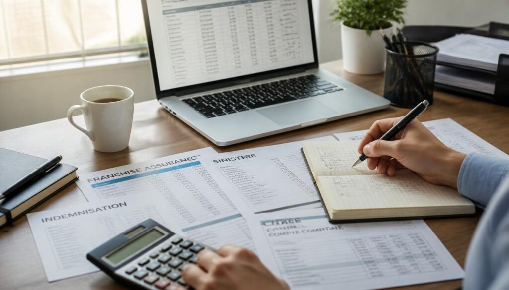 Quelle écriture pour une franchise d’assurance ?